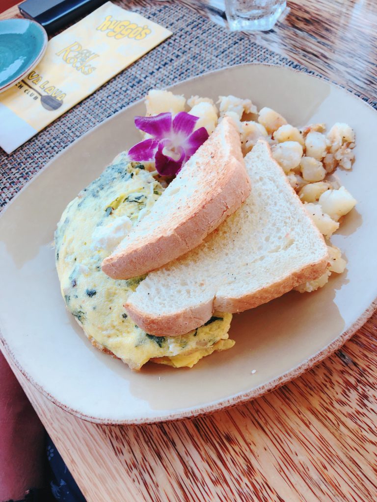Veggie breakfast in Hawaii